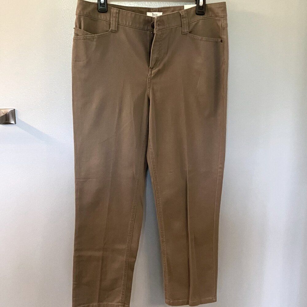 NWT G H Bass & Co Canyon Brown Jean Pants Size 10